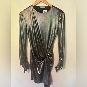 RONNY KOBO-Silver Haddasah Dress